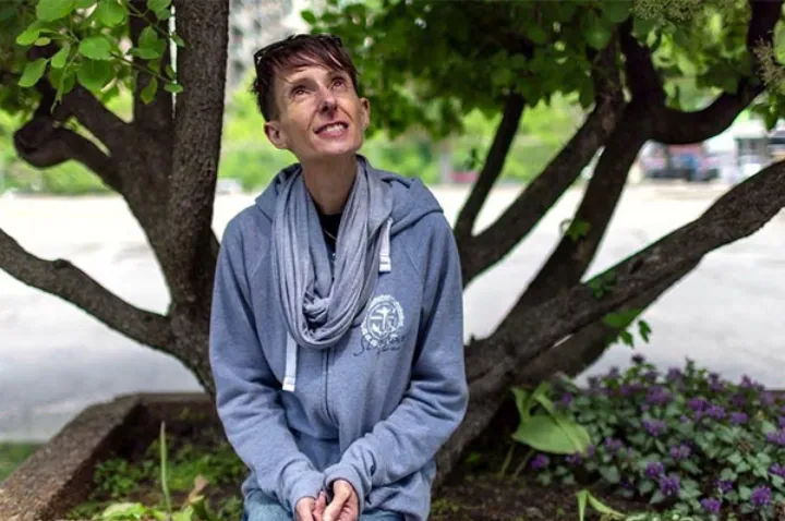 زن کانادایی آماده مردن است!